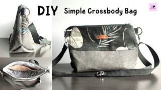 Simple Crossbody Bag Tutorial | DIY Crossbody Bag Easy | Crossbody Bag Tutorial