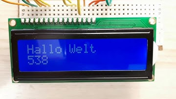Arduino (Genuino) "Hallo Welt" LCD Display mit Text und Sekunden