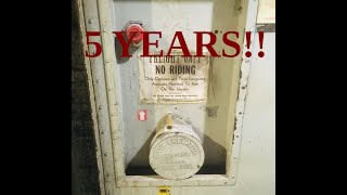 5 years! ANTIQUE hand-operated Otis winding-drum freight elevators - The Highline - Pittsburgh, PA
