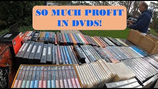 DON'T OVERLOOK DVDS AT GARAGE SALES! THEY CAN HOLD BIG VALUE!