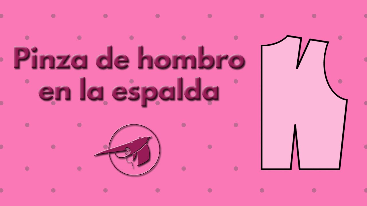 Cómo trazar la pinza de hombro en la espalda