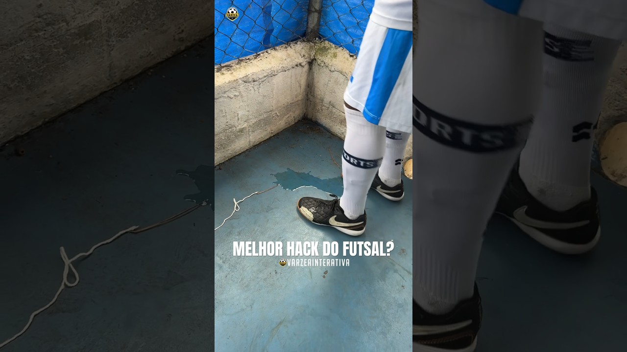 MELHOR HACK DO FUTSAL 🤯🔥 pra não escorregar na quadra 👀 