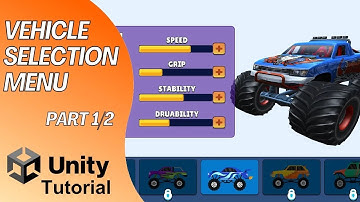 Unity Vehicle Selection Menu Tutorial: Complete UI Design & Coding Guide (Part 1 of 2)