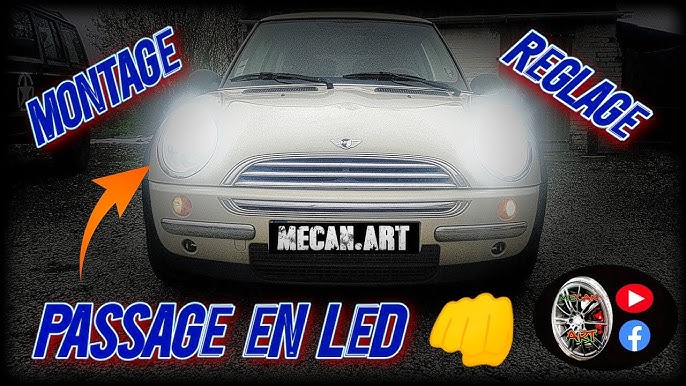 Installation MINI Cooper R56 LED Shadow Lights - Mini Logo 