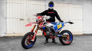 JE RESSORS LE KTM 500 EXC-F SUPERMOTARD !