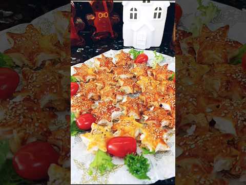 Всего три ингредиента и совсем немного времени.#рецепты #закуска #салат#готовка