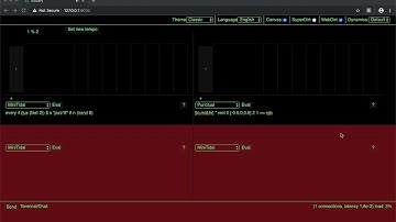 Estuary/Punctual audioreactive visuals demo