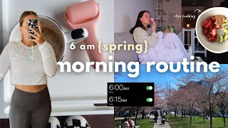 6 am spring morning routine | *realistic* & healthy habits