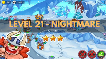 King of Defense 2: Level 21 NIGHTMARE / GAMEPLAY  / GUIDE / WALKTHROUGH