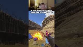 A1dan wipes VincentSMG's Team on the BurntPeanut Server