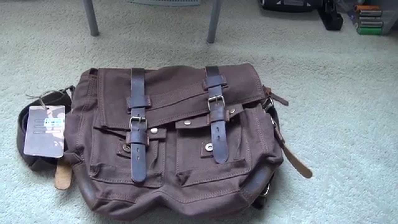 EcoCity British Style Messenger Bag YouTube
