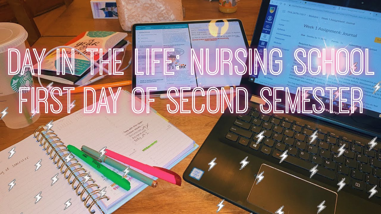 Day in the Life of a Nursing Student: First Day Second Semester - YouTube