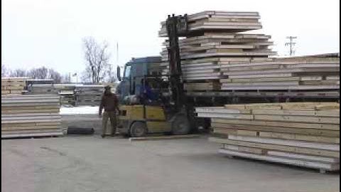 Insulspan SIP Install: Loading the Panels