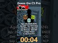 Guess the Counter Strike Pro - 25 #cs2  #riddle #csgo #guesswho #cspro  #hltv #craft
