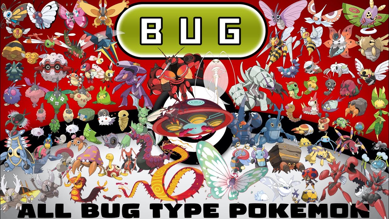 bug type pokemon list