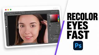 How to Change Eye Color in Photoshop (Realistic Iris Results) screenshot 1