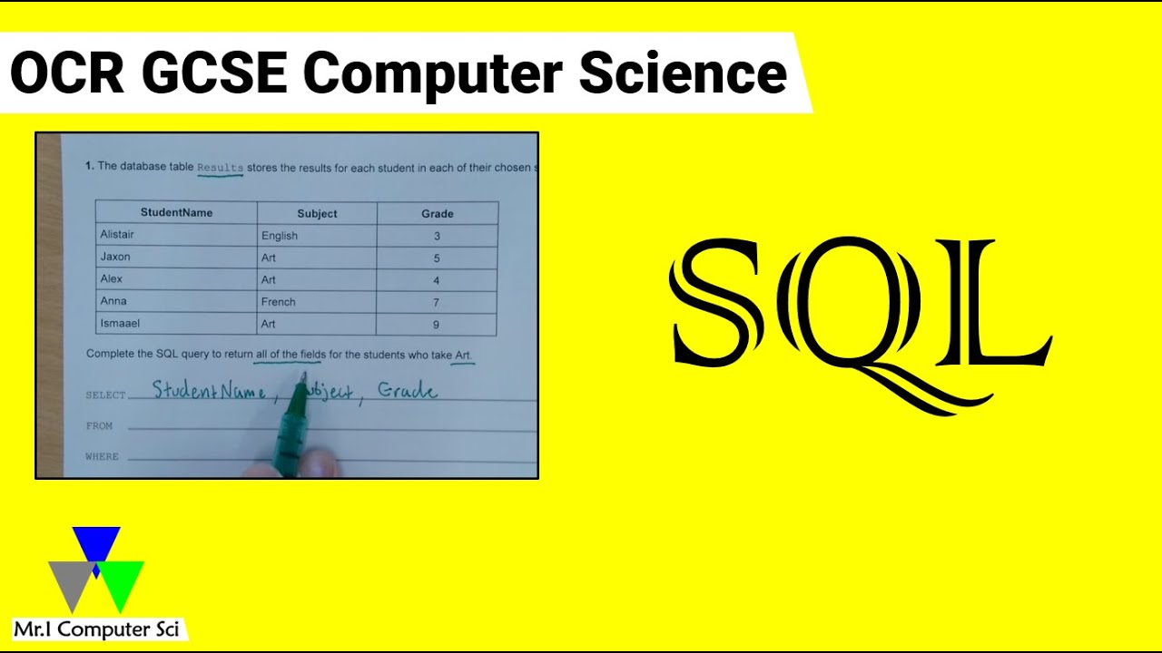 SQL | GCSE Computer Science - YouTube