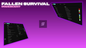 Using The BEST FREE fallen survival script ever |IRIDESCENT|