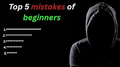 "Top 5 Beginner Trading Mistakes You MUST Avoid!"