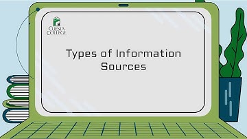 Types of Information Sources