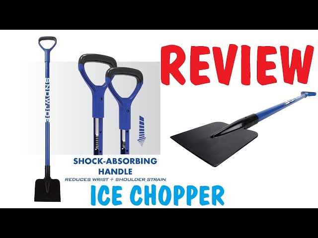 Snow Joe Spring Assist Ice Chopper w/ Carbon Steel Blade on QVC 