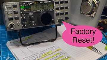Elecraft K2: No Tune on 20M - Will Factory Reset Fix It? #hamradio #elecraft