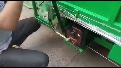 E CART GARBAGE WITH TIPPING FACILITY MANUAL HYDRAULIC