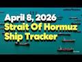LIVE: Strait Of Hormuz Ship Tracker — Iran War — Mideast