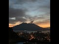 朝焼けの桜島 #shorts #桜島 #鹿児島 #城山ホテル鹿児島