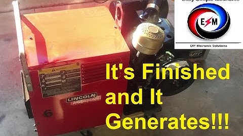 WeldanPower 150 Generator Rebuild  Part10 Flashing with AA Battery