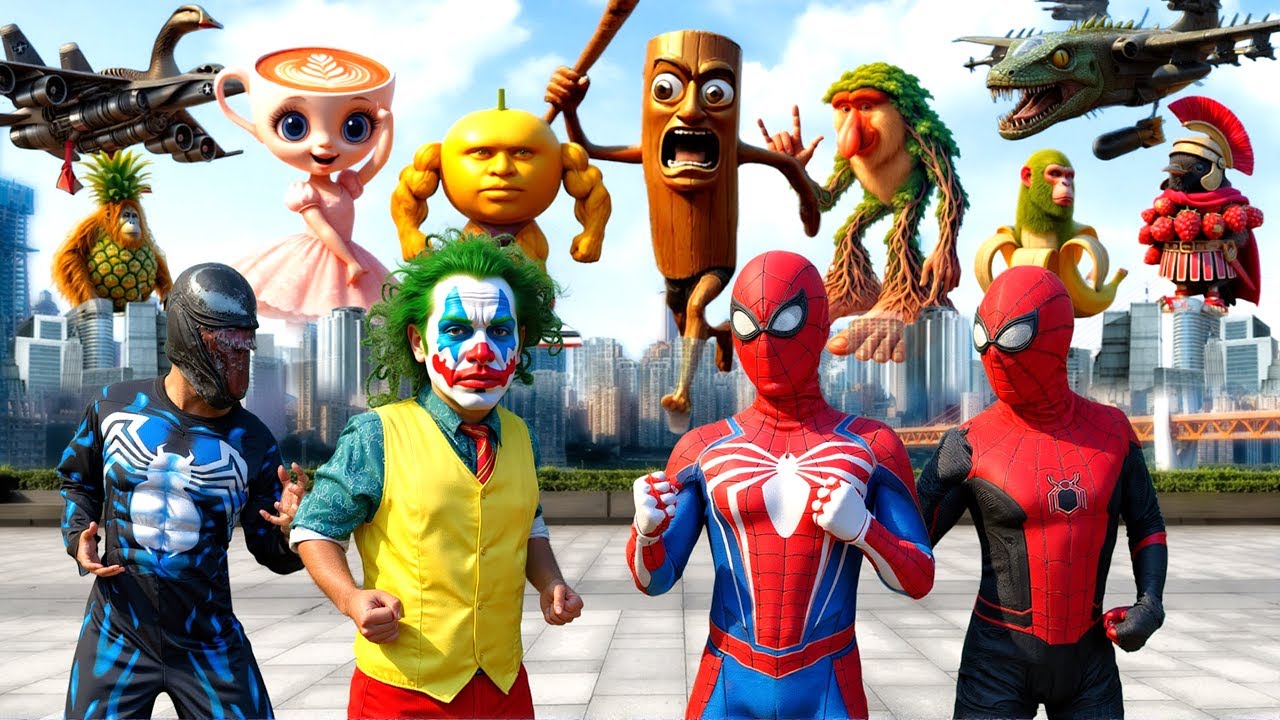 Joker’s Henchman Transformed Into a Monster by Venom!  ( Action Real Life)