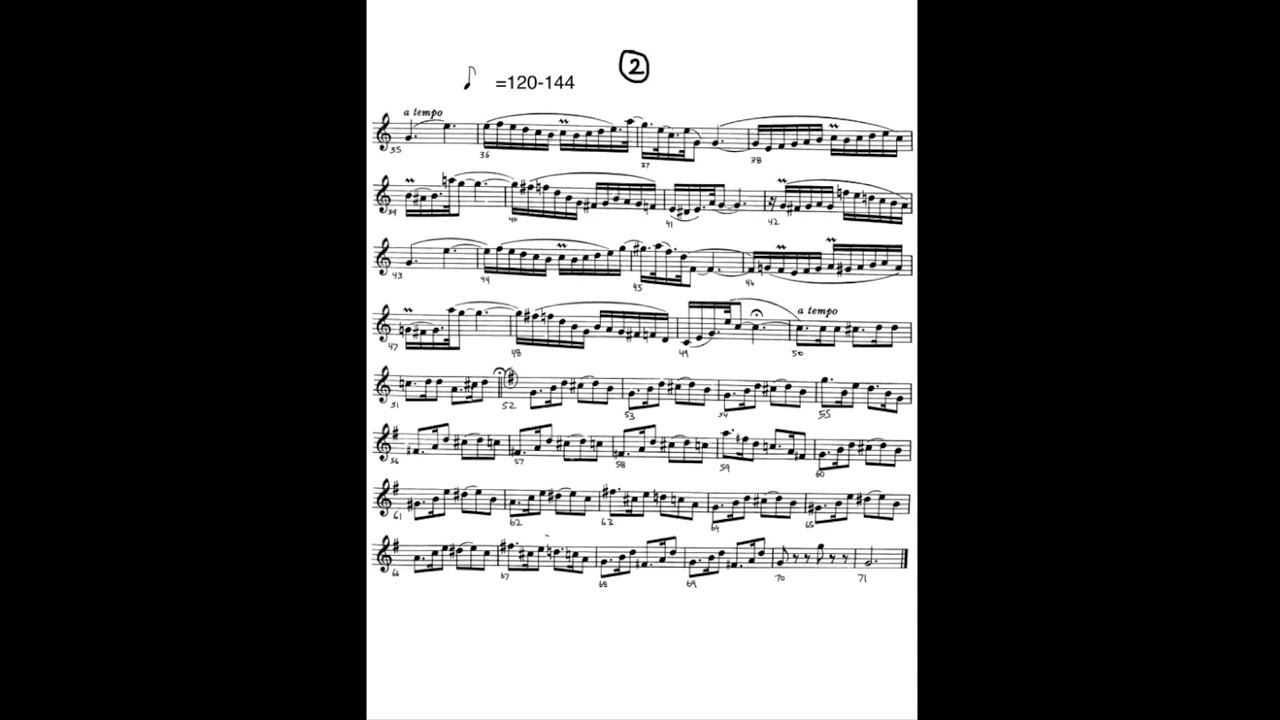 TMEA 2025-2026 Texas All-State Trumpet Etude #2