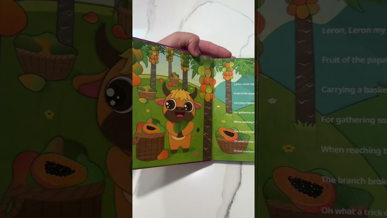 Learn Tagalog for Kids! Filipino Baby Book Read Aloud 📖✨