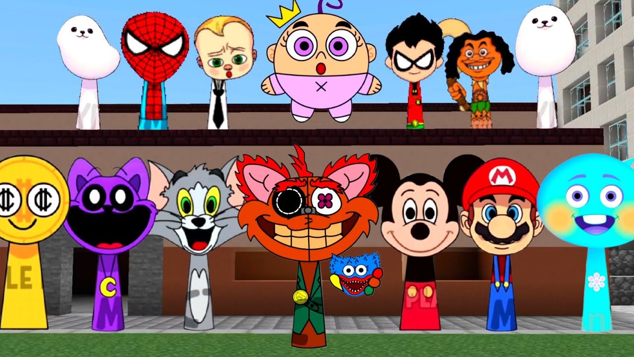 Sprunki OC Giblet Phase 2 added in Minecraft PE