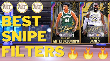 TOP SNIPE FILTERS IN NBA 2K20 MYTEAM RIGHT NOW