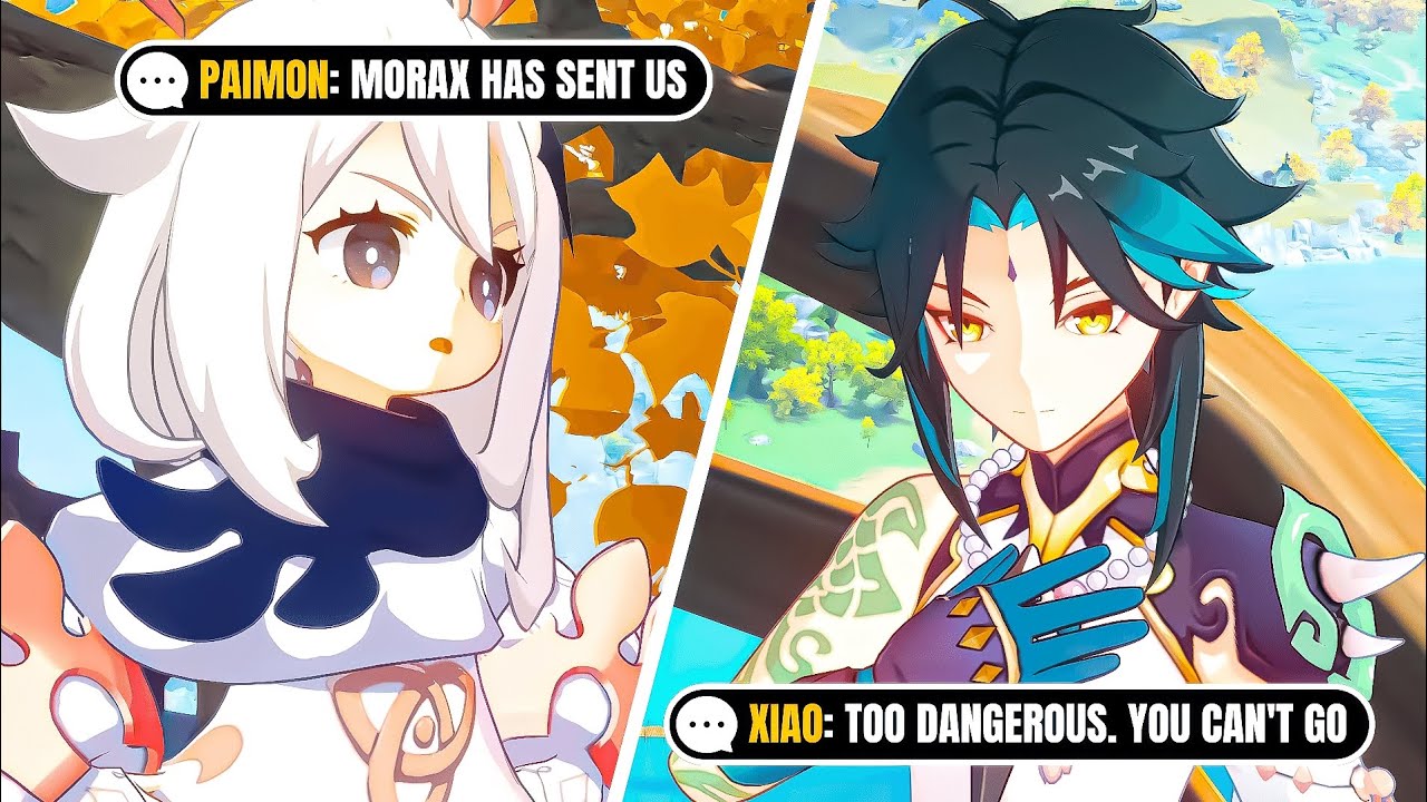 PAIMON & TRAVELER TRIED TO TRICK XIAO | GENSHIN IMPACT