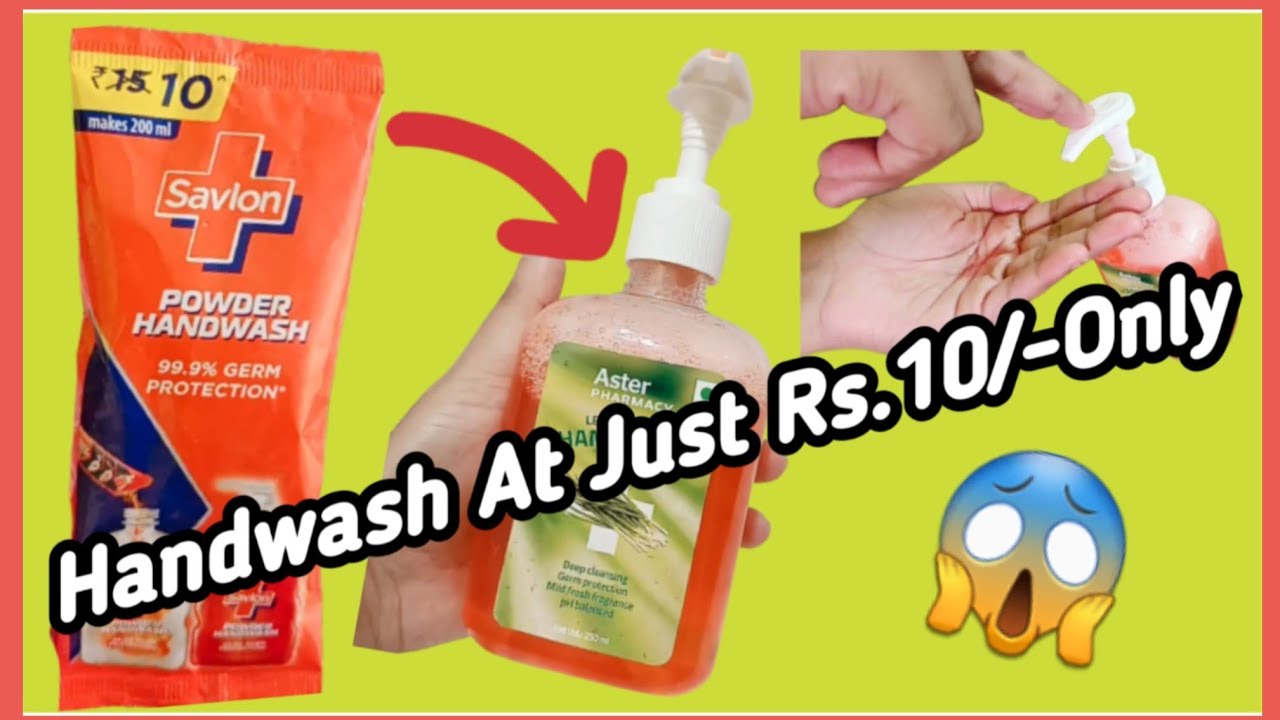 Powder Handwash At Just Rs.10 / Powder Handwash Review & Instructions 