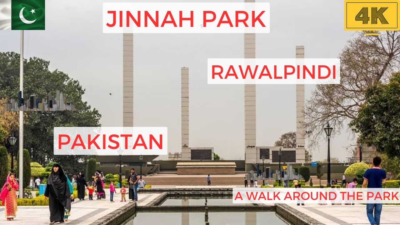 4K Walking Around Jinnah park, Pakistan Tour 4K 30FPS 