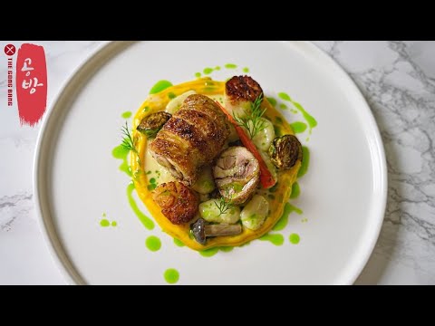 Supreme Sauce Chicken - Chef Thomas Keller's Sauce Supreme, Chicken, Scallops, Gnocchi