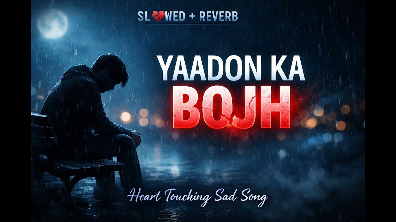 Yaadon ka bojh #hindi heart touching sad song 😭❤️‍🩹❤️‍🩹 #1million 