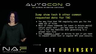 Simplified Troubleshooting through API Scripting  - Cat Gurinsky