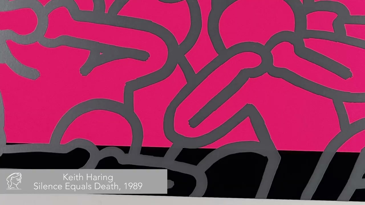 Keith Haring, Silence Equals Death, 1989, Screen Print