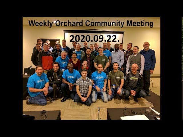 Orchard Podcast: 22nd of September, 2020