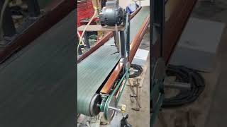 First run of DIY Homemade conveyor!