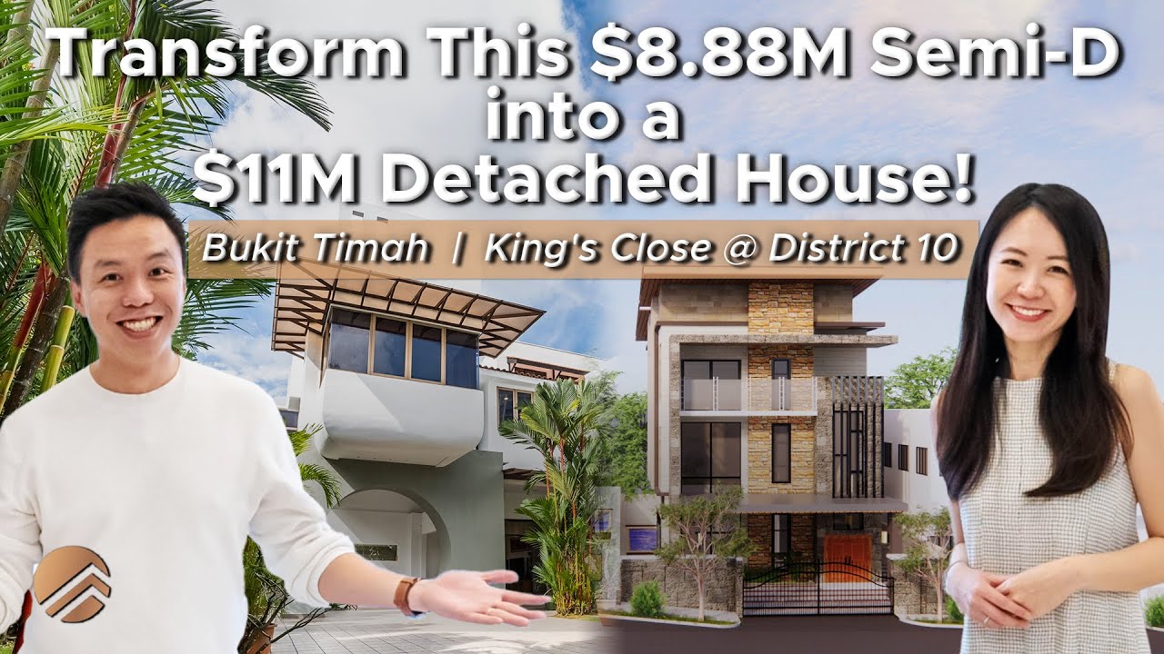 Rebuild this $8.88M Semi-D to a $11M Detached Home D10 | Singapore Home Tour (Beatrice & Melvin)