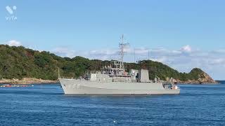 掃海艇あいしま（MSC-688）細島港入港