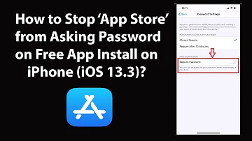 How do I put a password on my app store?