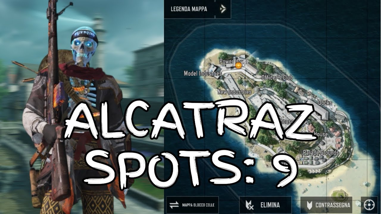 Alcatraz Spots: 9 | Tutorial CODM 