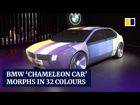 BMW wows at world’s biggest tech show with ‘chameleon car’ in 32 shades