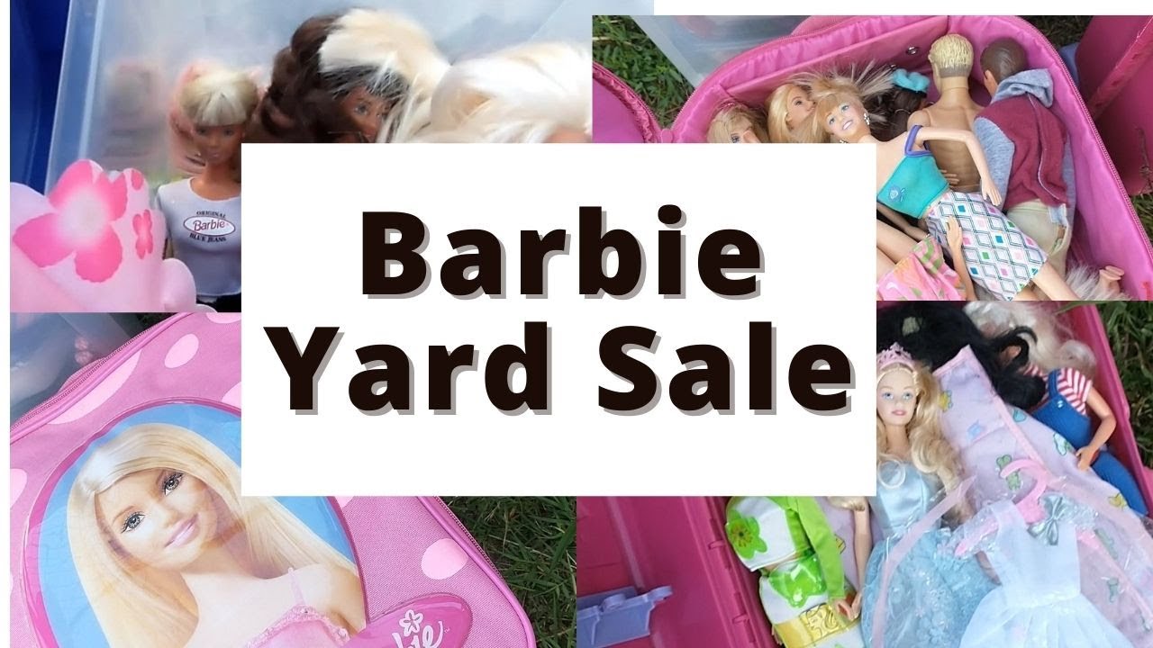 BARBIE Doll Yard Sale SICK OF WINTER Summer in February! 👀😱 YouTube